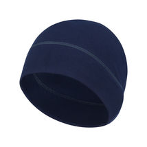Winter Warm Cap Windproof Fleece Hat Running Beanie Hat Skull Cap Dark Blue - £14.17 GBP