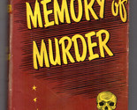 Hugh Pentecost MEMORY OF MURDER First edition Mystery Hardback DJ Dr. Jo... - $35.99