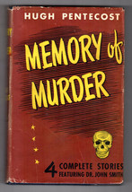 Hugh Pentecost MEMORY OF MURDER First edition Mystery Hardback DJ Dr. John Smith - £28.70 GBP