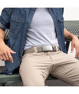 Men's Large Buckle Elastic Web Belt, 1.5 inch Waist Belt for Jeans and Shorts - $19.70