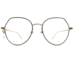 Marc Jacobs Eyeglasses Frames 475 2M2 Black Gold Cat Eye Wire Rim 52-18-140 - £73.14 GBP