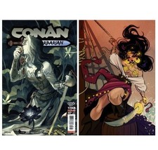 2024 Titan Comics Conan The Barbarian Jessica Fong Variant #7 &amp; Izienicki Virgin - £15.40 GBP