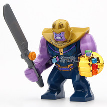 Thanos Infinity Gauntlet With Stones Marvel Avengers Single Sale Minifigures Toy - £6.69 GBP