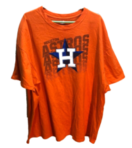 Houston Astros MLB Men&#39;s Team Logo Orange T-Shirt 3XL - $22.32