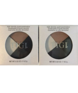 TIGI High Density Eyeshadow Quad Smoky Hot 0.32 oz. Pack of 2 - £12.13 GBP
