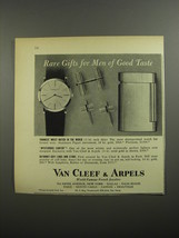 1954 Van Cleef &amp; Arpels Ad - Audemars Piguet Watch; Cigarette Lighter - £14.46 GBP