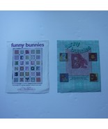 Vibtage Quilting Pattern books / booklets Lot of 2 Funny Bunnies - $6.80 CAD