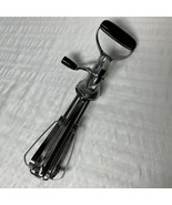 Vintage Stainless Steel Manual Hand Mixer Egg Beater USA Kitchen Baking ... - $9.90