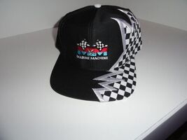 Marine Machine embroidered black baseball cap with checkered Flags - $24.75
