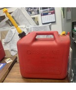 Vintage Pre Ban Wedco Essence 5 Gallon Vented Gas Can Red Plastic 20 L n... - $59.99