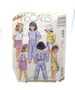 Vintage Sewing PATTERN McCalls 4137, Childrens Easy 1989 Tops Skirt Pants - £13.77 GBP