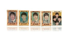 Beatles 1964 Authentic Original Stamps Set Of 5 John Paul Ringo George H... - $14.44
