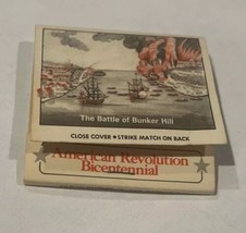 American Revolution Bicentennial Battle of Bunker Hill Matchbook - £7.73 GBP