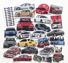 26pc Classic Japanese rally legend Mitsubishi Evolution Evo JDM Legend C... - £6.16 GBP