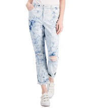 MSRP $40 Style &amp; Co Distressed Girlfriend Jeans Blue Size 4 - $15.67