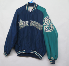 Vtg Starter MLB Collection Jacket Mariners Seattle Baseball Big Patch Sz L XL - £204.01 GBP
