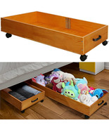 2-Pack Solid Wood Under Bed Storage with Wheels, Underbed Drawers Undern... - $6,157.46 MXN