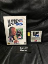 Madden NFL &#39;95 Sega Genesis Item and Box Video Game - $7.59