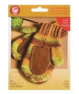 Boye Crafts Kit Mittens Size Small Tan Suede Cowhide  Palms 1 Pair W/Thu... - €5,05 EUR