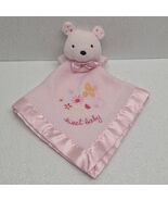 Carters Baby Pink Bear Crinkle Ears Sweet Baby Lovey Satin Trim - $993.42 MXN