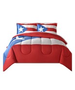 Puerto Rico Bandera/ Puerto Rican Flag 3-Pc Comforter Set - £50.75 GBP