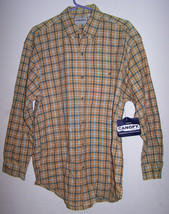CANOPY CLOTHING CO. Men&#39;s Long-Sleeved Plaid Shirt - Medium - 100% Rayon... - £13.38 GBP