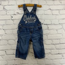 Oshkosh B&#39;gosh Denim Overalls Baby Boys Sz 9 Mos - £15.57 GBP