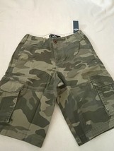 Men Abercrombie &amp; Fitch Camo, Cargo Shorts Size 28 NWT - £23.02 GBP