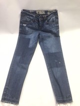 Rewash Brand Jeans Vintage Reunion Distressed Skinny Junior Size 1/25 - £14.03 GBP