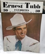 ERNEST TUBB - VINTAGE ORIGINAL 1946 SONG FOLIO / SOUVENIR PROGRAM - VG C... - $20.00