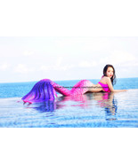 Fairy Swimmable Mermaid Tail with Monofin Adult Kids Gift Idea - $137.18 CAD