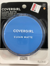 COVERGIRL 535 Medium Light Clean Matte Pressed Powder .35 oz NEW - £10.06 GBP
