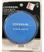 COVERGIRL 535 Medium Light Clean Matte Pressed Powder .35 oz NEW - $240.27 MXN