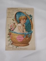 Tarrant&#39;s Seltzer Aperient Advertising Victorian Trading Card~ Stomach, ... - $91.33 MXN