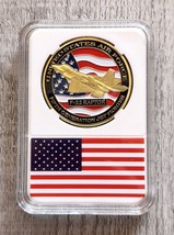 2 Pcs U S Air Force F-22 Raptor , F-117 Challenge Coin With Case - £22.93 GBP