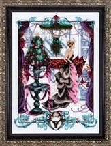 MD136 "Christmas in London" Mirabilia Desgin Cross Stitch Chart With Embellishme - $74.24