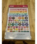Erin Condren Share The Love Sticker Duo 2 Decorative Sticker Sheets - $14.99