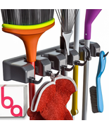 EXTRA GRIP Mop &amp; Broom Holder Wall Mount - Wall Hanging Garden Tool &amp; Ut... - $24.44