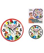NEW HAPPY HOUR 5 DAILY PRANK WALL CLOCK joke gag clocks - $9.49