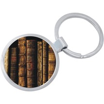 Old Books Keychain - Includes 1.25 Inch Loop for Keys or Backpack - £8.60 GBP