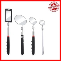 Elegant 4-Piece Telescoping Inspection Mirrors with LED – Brighten Hidde... - $565.69 MXN