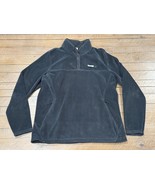 Columbia PFG Black 1/4 Zip Fleece Pullover - Women&#39;s Size L - £16.33 GBP