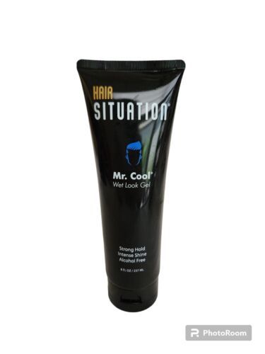 Hair Situation Mr. Cool Wet Look Strong Hold Alcohol Free Hair Gel - $13.86