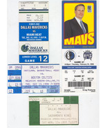 DALLAS MAVERICKS 4 TICKET STUBS VS. Heat Celtics Kings Ross Perot Owner ... - $242.33 MXN