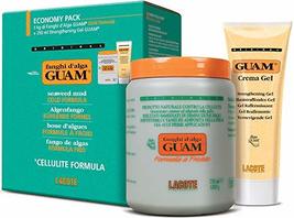 GUAM Anti-Cellulite Combo: Seaweed Mud Cold Formula 1K + Strengthening Gel 250ML - £95.81 GBP