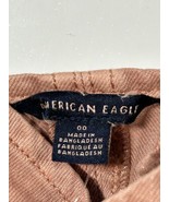 American Eagle Pink Button Crop Top Size 00 NWT NEW - £13.42 GBP