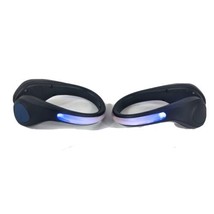 Running Night LED Wrist Safety Light Bracelet Blue Flash - £15.02 GBP
