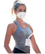 AURORA AIR PURIFIER Personal, Wearable Mask, Reusable Hepa Filter + Air ... - £42.80 GBP