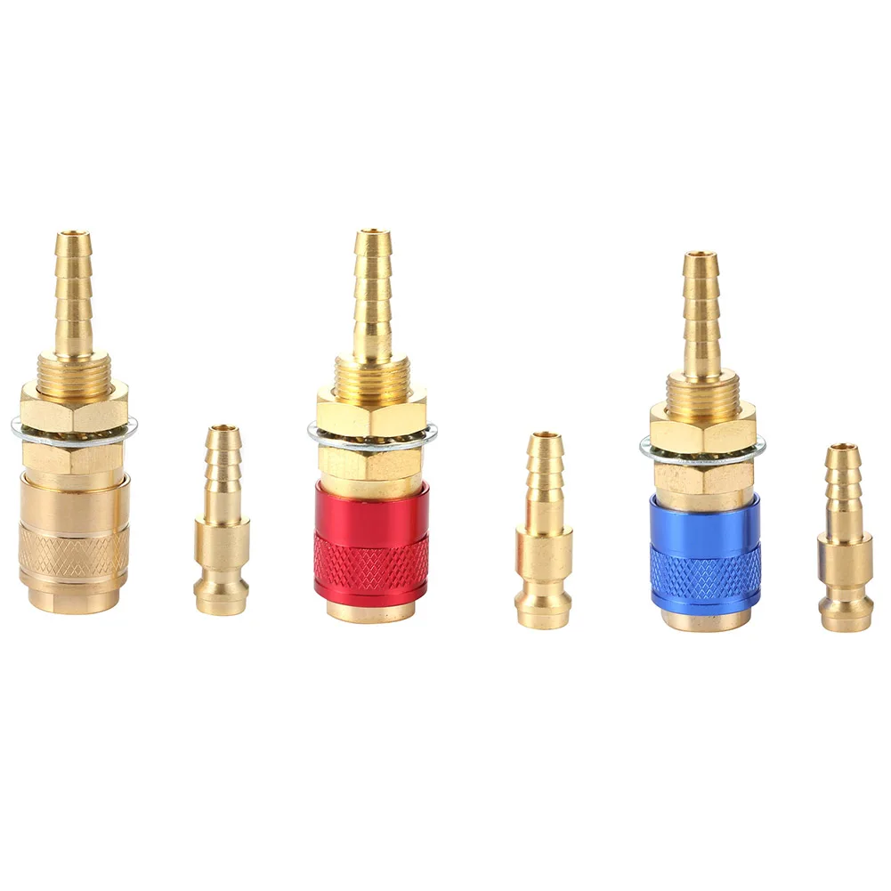 6mm Quick Connector Water Cooled Gas Adapter for MIG TIG Welding Torch Accessory - £41.82 GBP