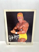 1990 WWF Hulk Hogan 8x10 Color Promo Photo Toys R Us Wreslemania WWE WCW NWO - £15.01 GBP
